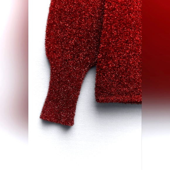 ZARA TINSEL SWEATER WITH OPEN BACK - Picture 10 of 11